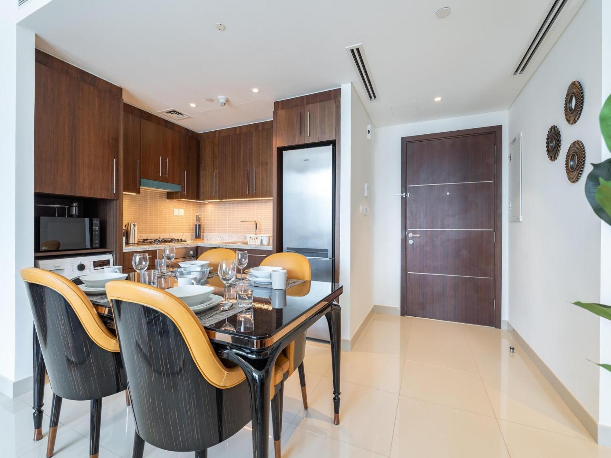 Luxurious Stylish Apartments Across Dubai Mall Burj Khalifa City Views Exterior foto