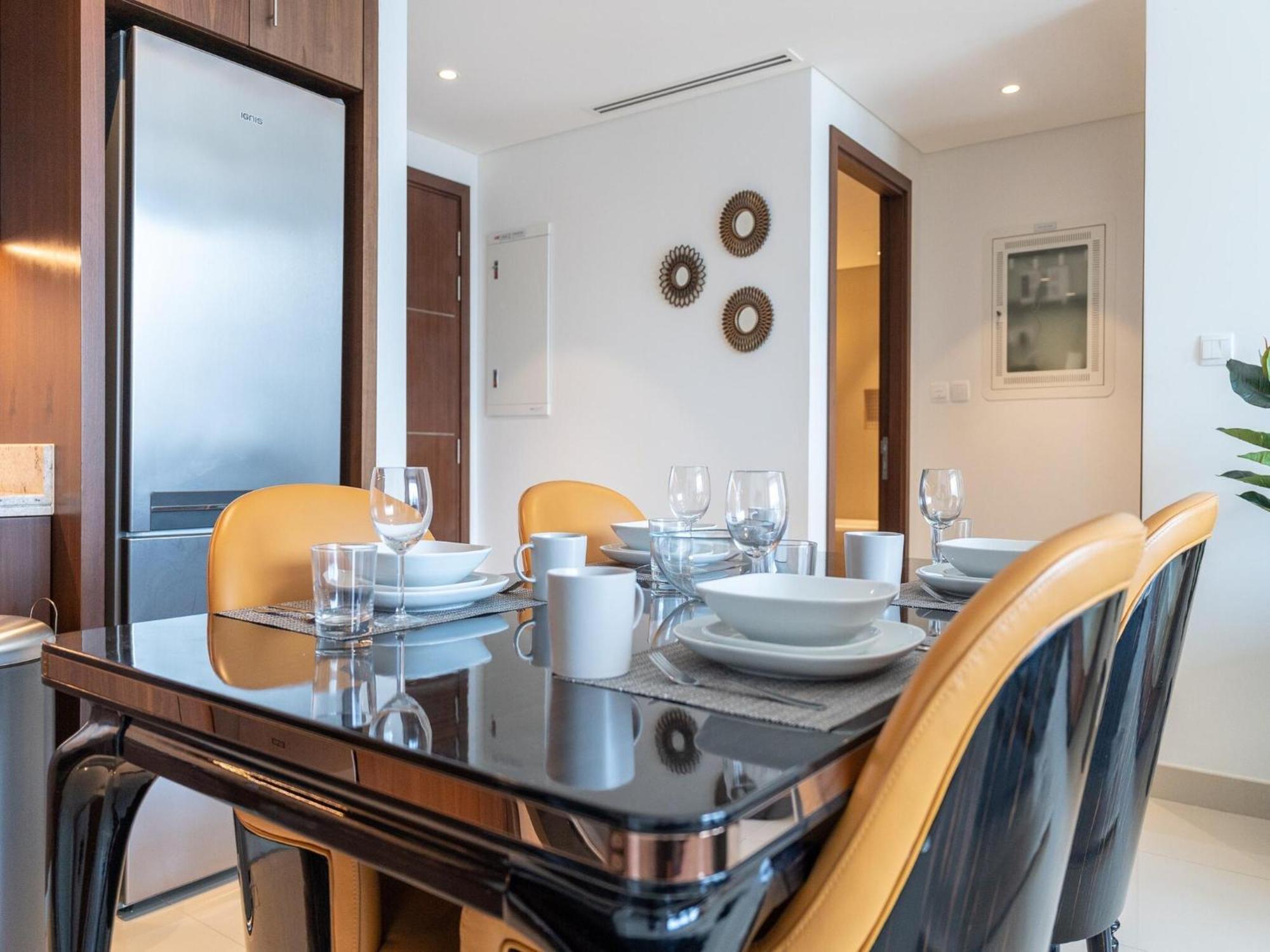 Luxurious Stylish Apartments Across Dubai Mall Burj Khalifa City Views Exterior foto